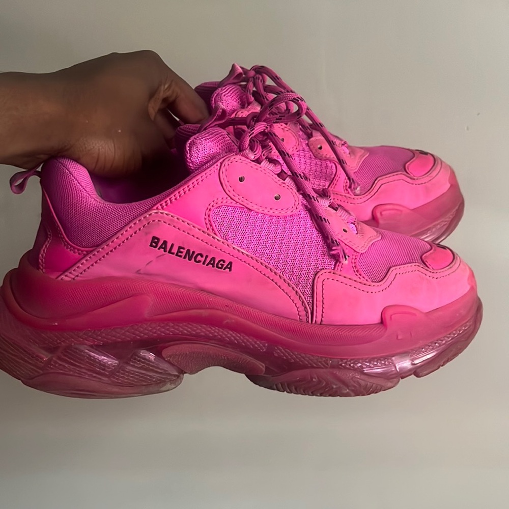 Balenciaga triple S pink authentic